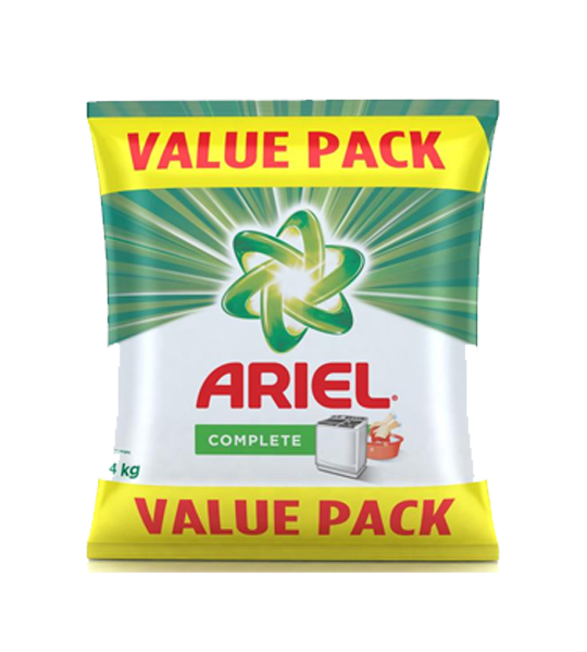Ariel Complete Detergent Powder 4 Kg  Pouch