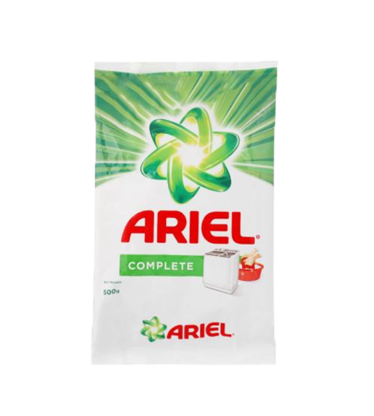 Ariel Complete Detergent Powder 500 Gram Pouch