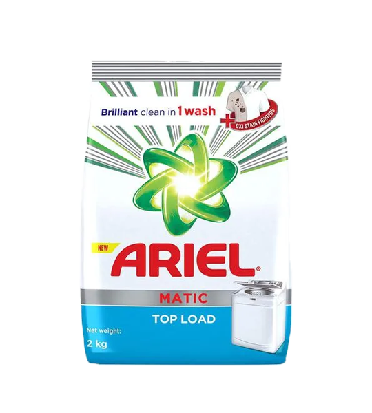 Ariel Matic Top Load Detergent Powder 2 Kg Pouch
