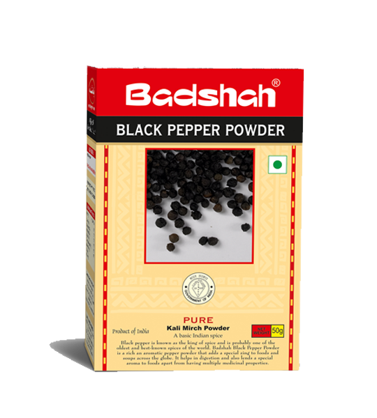 Badshah Black Pepper Powder 100 Gram Box