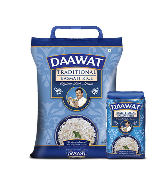 Daawat Basmati Rice/Basmati Akki - Traditional 1kg 
