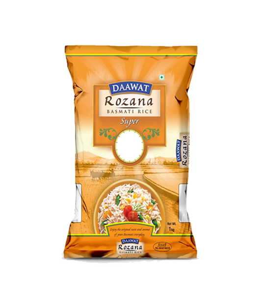 Daawat Rozana Super Basmati Rice 1kg