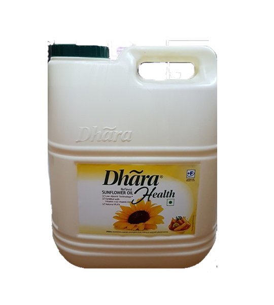 Dhara Refined  Sunflower Oil 15 Litre Jar