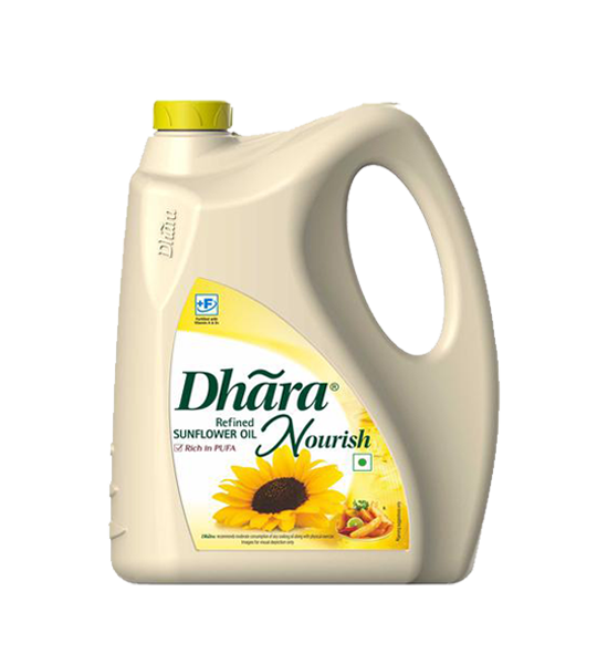 Dhara Refined  Sunflower Oil 5 Litre Jar