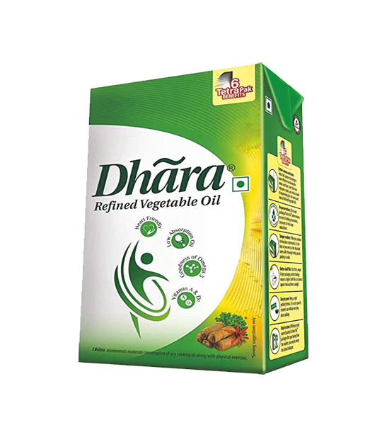 Dhara Assure Vegetable Oil  1 Litre Pack
