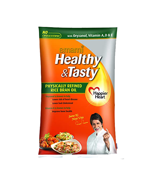 Emami Rice Bran Oil 1 Litre Pouch