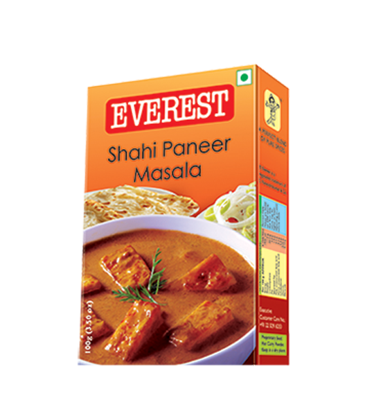 Everest Shahi Paneer Masala 100 Gram Carton