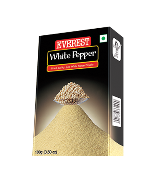 Everest White Pepper Powder 100 Gram Carton