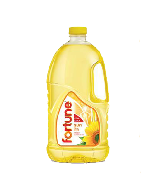 Fortune Sun Lite Sunflower Refined Oil 2 Litre Bottle
