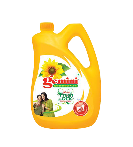Gemini Sunflower Oil 5 Litre Jar