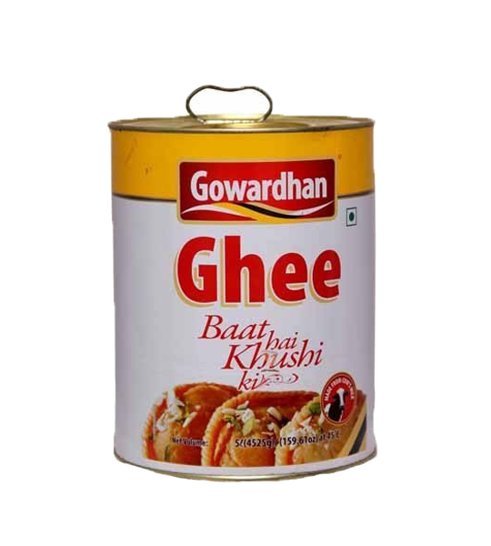 Gowardhan Buffalo Ghee 5 Litre Tin