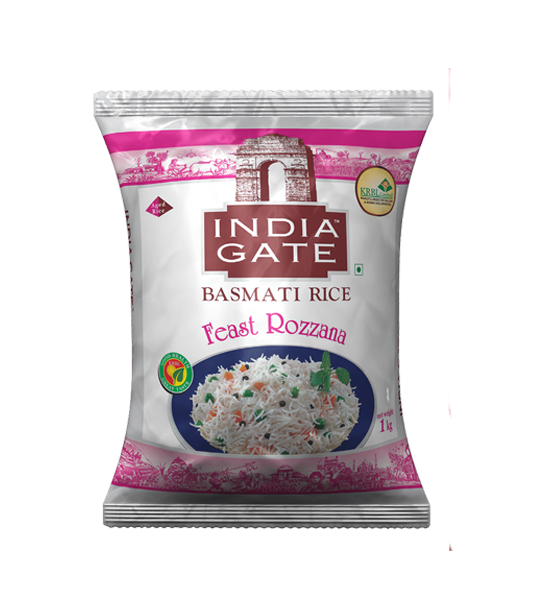 India Gate Basmati Rice/Basmati Akki - Feast Rozzana  1kg 