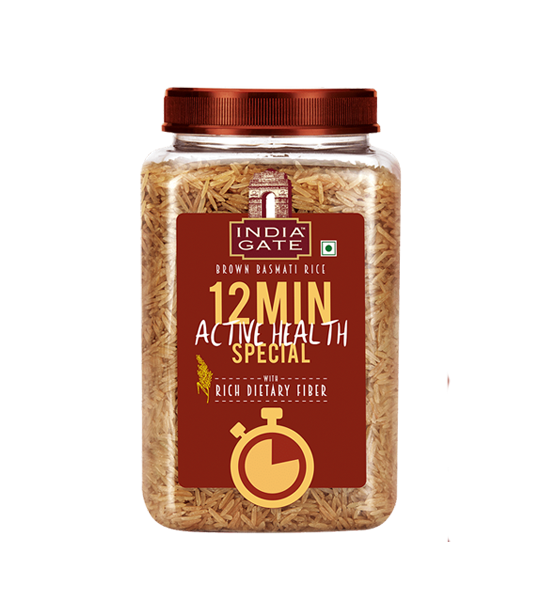 India Gate Brown Basmati Rice (Jar) 1kg