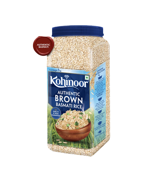 Kohinoor Basmati Rice/Basmati Akki - Authentic Brown 1kg