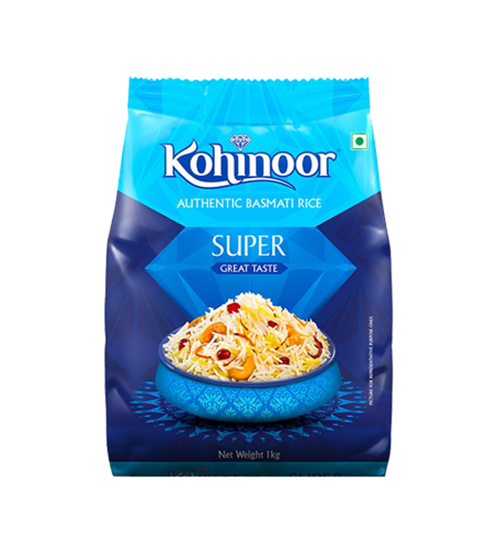 Kohinoor Basmati Rice/Basmati Akki - Authentic, Super Value 1kg