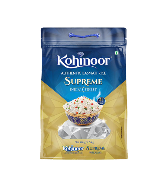 Kohinoor Basmati Rice/Basmati Akki - Supreme Authentic, Aged 5kg