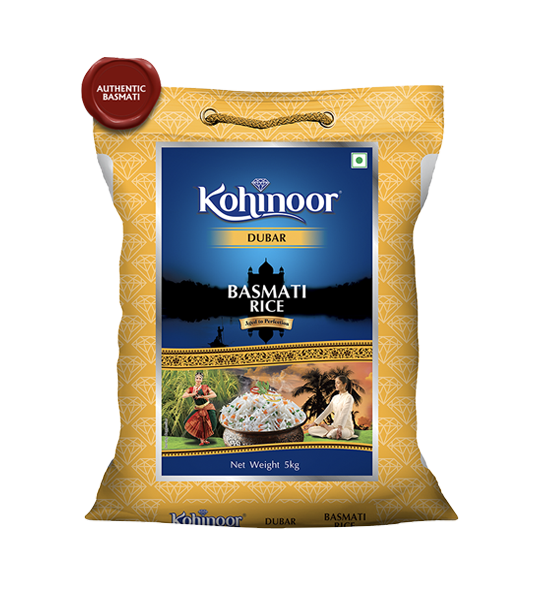 Kohinoor Basmati Rice/Basmati Akki - Dubar 5kg