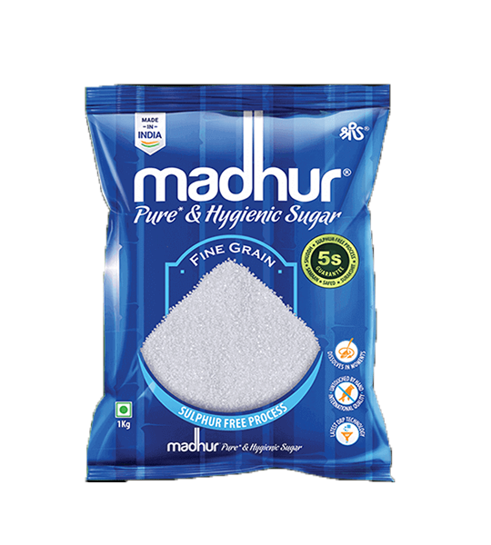 Madhur Sugar/Sakkare - Refined 1 Kg Pouch