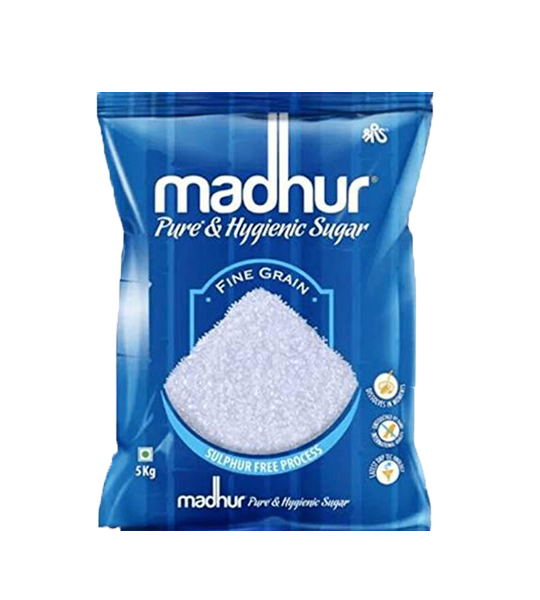Madhur Sugar/Sakkare - Refined 5 Kg Pouch