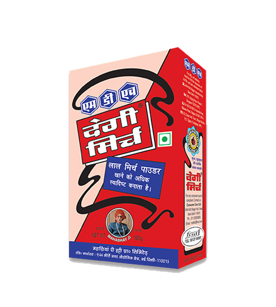 MDH Deggi Mirch Powder 100 Gram Box