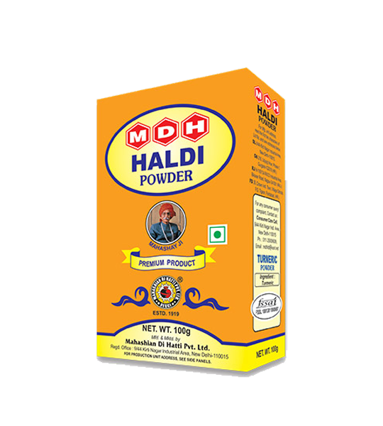 MDH Haldi Powder 100 Gram Box