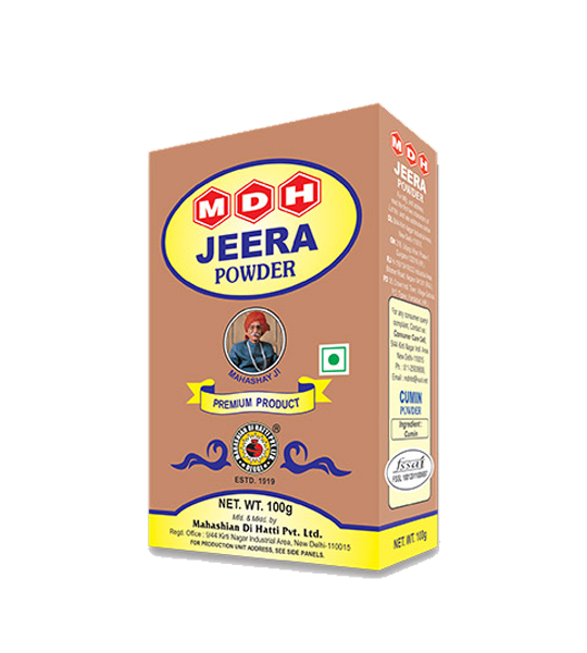 MDH Jeera Powder 100 Gram Box