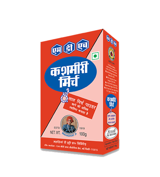 MDH Kashmiri Mirch Powder 100 Gram Box