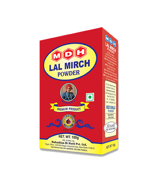 MDH Lal Mirch Powder 100 Gram Box