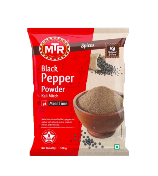 MTR Black Pepper Powder 100 Gram Pouch
