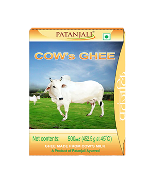 Patanjali Cow's Ghee 500 ML Pouch