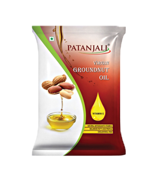 Patanjali Groundnut Oil 1 Litre Pouch