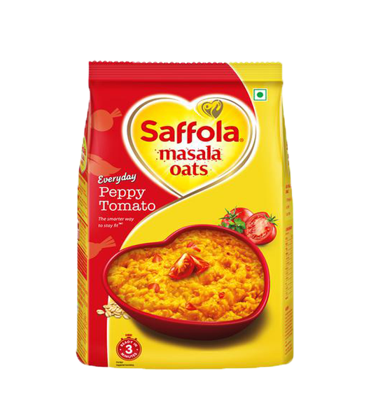Saffola Masala Oats - Peppy Tomato 500 Gram Pouch