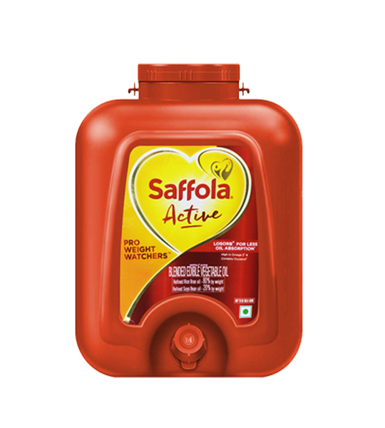 Saffola Active Pro Weight Watchers Edible Oil 15 Litre Jar