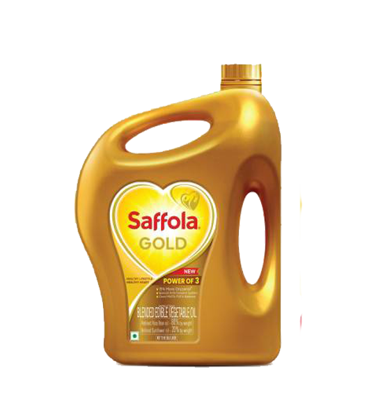 Saffola Gold Pro Healthy Lifestyle Edible Oil 5 Litre Jar