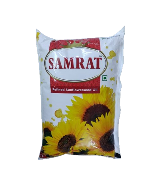 Samrat Refined Sunflower Oil 1 Litre Pouch