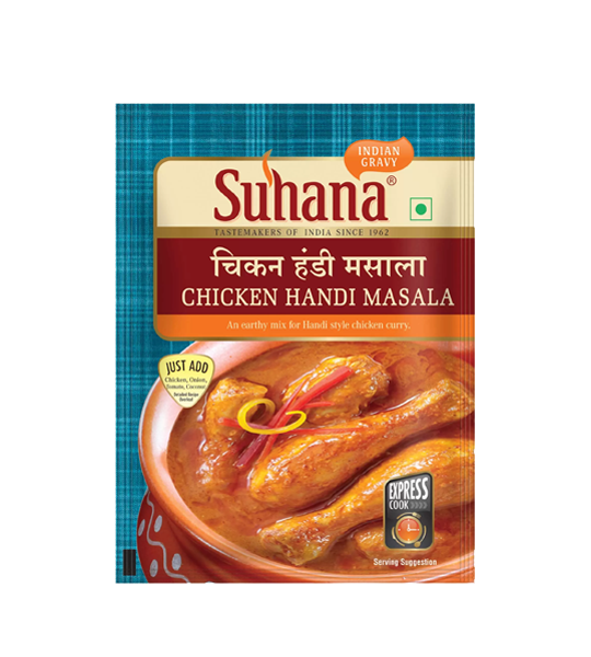 Suhana Chicken Handi Spice Mix 50 Gram Pouch
