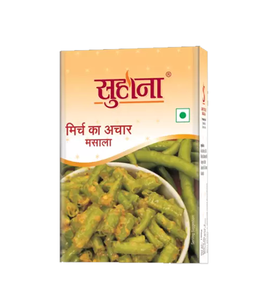 Suhana Chilli Pickle Masala 100 Gram Box