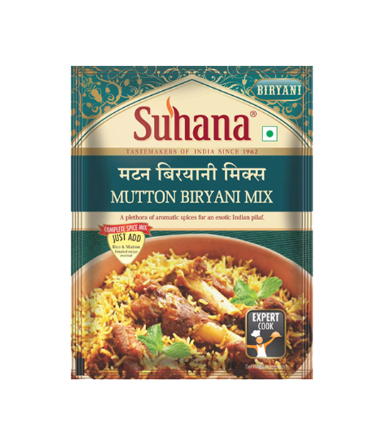Suhana Mutton Biryani Spice Mix 50 Gram Pouch
