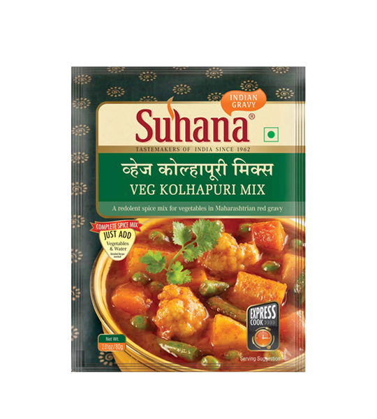 Suhana Veg Kolhapuri Spice Mix 80 Gram Pouch