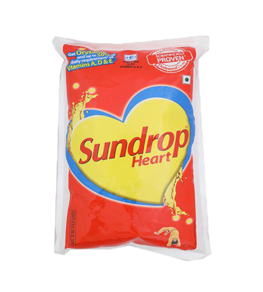  Sundrop Heart Blended Cooking Oil 1 Litre Pouch