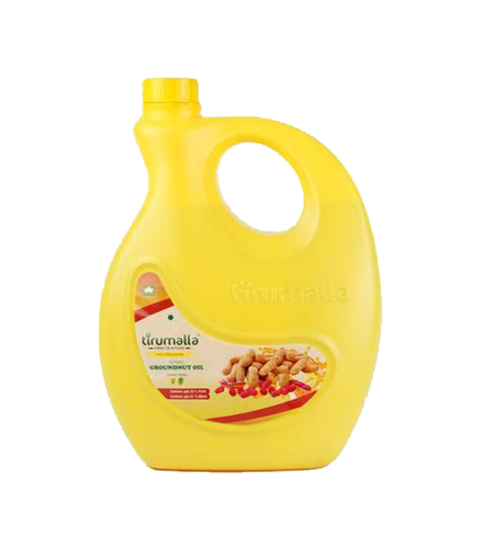 Tirumalla Filtered Groundnut Oil 5 Litre Jar