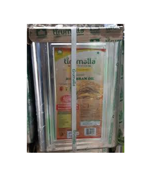 Tirumalla Refined Rice Bran Oil 15 Litre Jar
