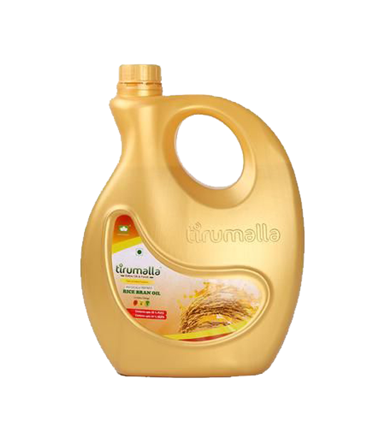 Tirumalla Refined Rice Bran Oil 5 Litre Jar