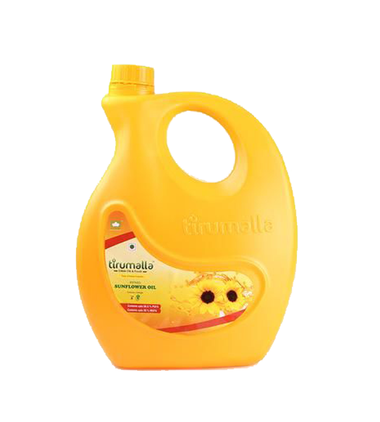 Tirumalla Refined Sunflower Oil 5 Litre Jar