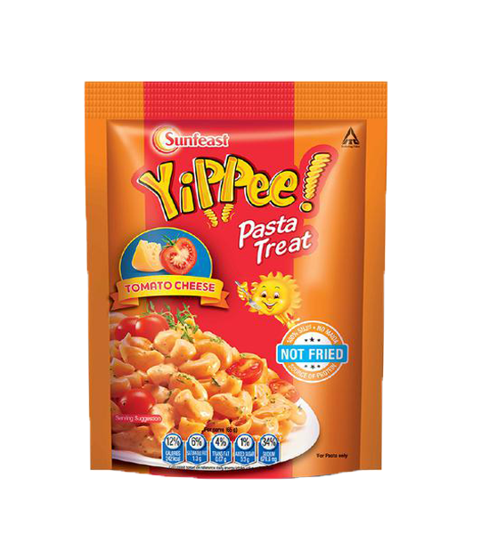 Sunfeast Yippee Pasta Treat - Tomato Cheese 65 Gram Pouch