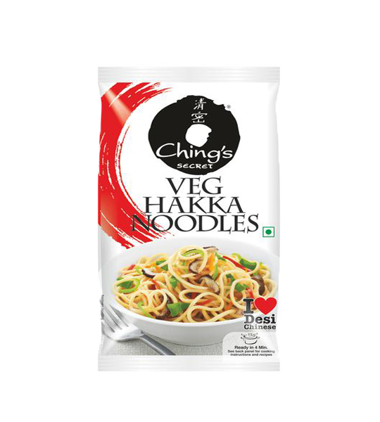 Ching's Secret Veg Hakka Noodles 2x150 Gram Multipack Pouch