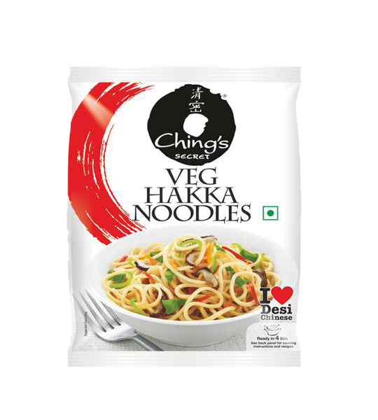 Ching's Secret Veg Hakka Noodles 600 Gram Pouch