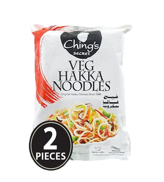 Ching's Secret Veg Hakka Noodles 2x600 Gram Multipack Pouch