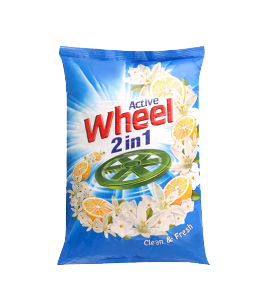 Wheel Blue  Lemon & Jasmine Detergent Powder 2 Kg Pouch